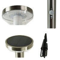 Solar Wegeleuchte Brok 50cm Silber