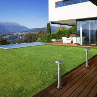 Solar Wegeleuchte Brun 50cm silber IP44