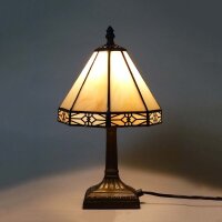 Tiffany-Stil Tischleuchte DANA Nachttischleuchte Deko-Leuchte