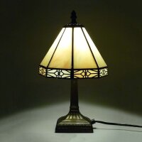 Tiffany-Stil Tischleuchte DANA Nachttischleuchte Deko-Leuchte