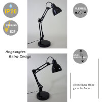 Tiischleuchte Pietro Schreibtischlampe