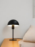 Tischleuchte Arno Metall schwarz Nachttischlampe