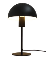 Tischleuchte Arno Metall schwarz Nachttischlampe