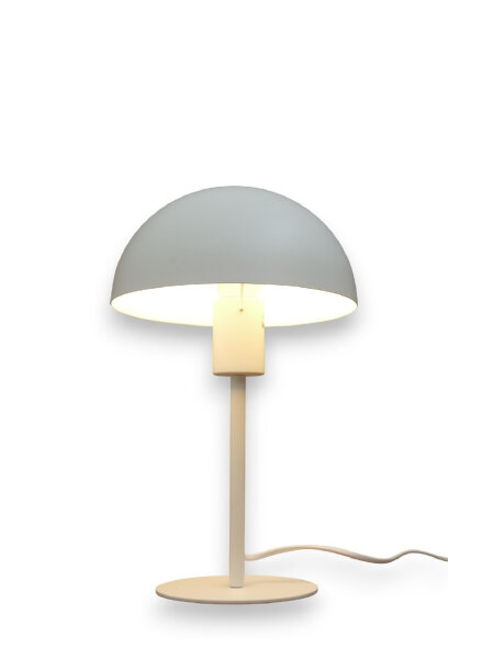 Tischleuchte Arno Metall weiß Nachttischlampe
