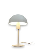 Tischleuchte Arno Metall weiß Nachttischlampe