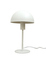 Tischleuchte Arno Metall weiß Nachttischlampe