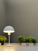 Tischleuchte Arno Metall weiß Nachttischlampe