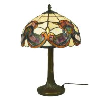 Tischleuchte COSIMA Nachttischleuchte,Tiffany-Stil