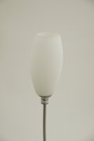 Tischleuchte Paris einzeln od. Set Nickel Glas weiß G4-10 Watt Dekoleuchte Lampe Einflammig