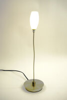 Tischleuchte Paris einzeln od. Set Nickel Glas weiß G4-10 Watt Dekoleuchte Lampe Einflammig