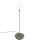 Tischleuchte Paris einzeln od. Set Nickel Glas weiß G4-10 Watt Dekoleuchte Lampe Einflammig