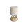 Tischleuchte Rita Stoffschirm beige E27