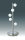 Tischleuchte Sondra 12V Halogenlampe Nickel/Opalglas G4-10W Tischlampe Dekolampe
