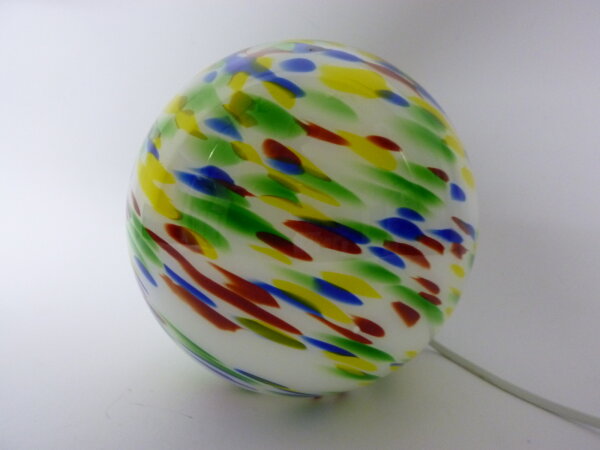 Tischleuchten Kugelleuchten bunte Kugel-Glas-Lampe D20 cm Deko-Boden-Leuchte Jupiter