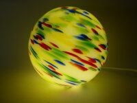 Tischleuchten Kugelleuchten bunte Kugel-Glas-Lampe D20 cm...