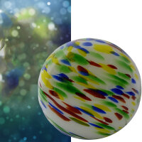 Tischleuchten Kugelleuchten bunte Kugel-Glas-Lampe D20 cm Deko-Boden-Leuchte Jupiter