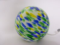 Tischleuchten Kugelleuchten Venus bunte Kugel-Glas-Lampe D20 cm