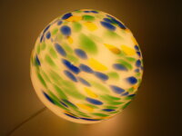 Tischleuchten Kugelleuchten Venus bunte Kugel-Glas-Lampe D20 cm