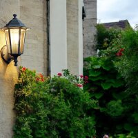 Außen Wandleuchte Kingston Weiß Fassung E27