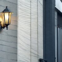 Außen Wandleuchte Kingston Weiß Fassung E27
