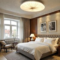 Moderne LED Dekenleuchte Nelson D:34cm warm-kaltweiss