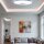 Moderne LED Dekenleuchte Nelson D:34cm warm-kaltweiss
