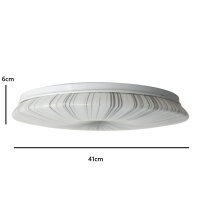 LED Dekenleuchte Nelson D:41cm Lichtfarbe warm-kaltweiss