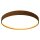 LED Dekenleuchte Senja D:38cm holzoptik/weiß Lichtfarbe warm-kaltweiss