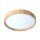 LED Dekenleuchte Senja D:38cm holzoptik/weiß Lichtfarbe warm-kaltweiss