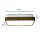 Moderne LED Dekenleuchte Senja viereck 28cm holzoptik/weiß