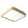 LED Dekenleuchte Senja 40cm viereck holzoptik/weiß