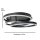 Moderne LED Dekenleuchte Alwa schwarz D:50cm