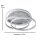 Moderne LED Dekenleuchte Alwa silber D50cm