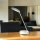 LED Tischleuchte Kian silber Touchschalter USB Anschluss