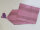 Eleganter Tischläufer Tischband mit Organza Bezug und Quasten Tischdecke Läufer rose/rot