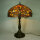 Echtglas Tiffany-Stil Tischleuchte Charlotte H60cm