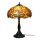 Echtglas Tiffany-Stil Tischleuchte Charlotte H60cm