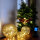 3x Glas LED-Kugel-Deko-Leuchte FIONA Bernstein