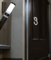LED Außen-Wandleuchte LISA Fackelleuchte mit Sensor