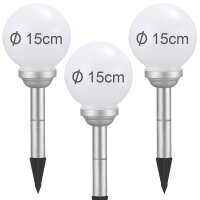 3 x LED Solarleuchte Kugelleuchte-Lampe Ola mit...
