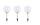 3 x LED Solarleuchte Kugelleuchte-Lampe Ola mit Erdspieß Licht-Leuchtkugel  3 x 20 cm