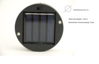 LED Solar Deko-Kugelleuchte Ola Kugellampe Gartenkugel Lichtkugel Solarmodule Ersatzmodul 2 LED