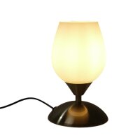 Glas-Tisch-Leuchte MIKO Nachttisch-Fensterbank-Deko-Lampe...