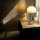 Glas-Tischleuchte MORITZ Nachttisch-Wohnzimmer Lampe Fenster-Deko-Leuchte
