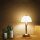 Glas-Tischleuchte MORITZ Nachttisch-Wohnzimmer Lampe Fenster-Deko-Leuchte