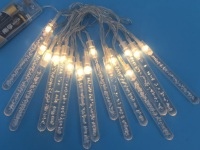 Lichterkette Bubble 15 LED batteriebetrieben Weihnachtsbeleuchtung Tischdeko LED-warmweiß