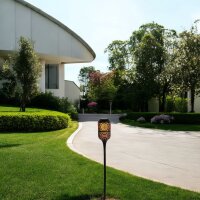 LED Solar-Wegeleuchte mit Flammeneffekt Garten-Wege-Fackel-Dekorations-Lampe Einzeln