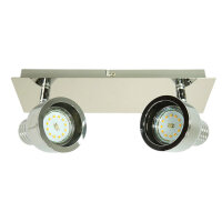 Decken-Wandstrahler Spotlampe Tessa Balken 2-Flammig...