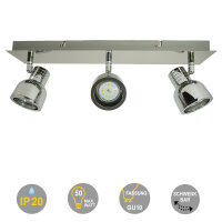 Decken-Wandstrahler Spotlampe Tessa Balken 3-flammig...
