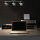 Decken-Wandstrahler Spotlampe Tessa Deckenleuchte Spot Strahler Metall chrom  Stab - 3flammig